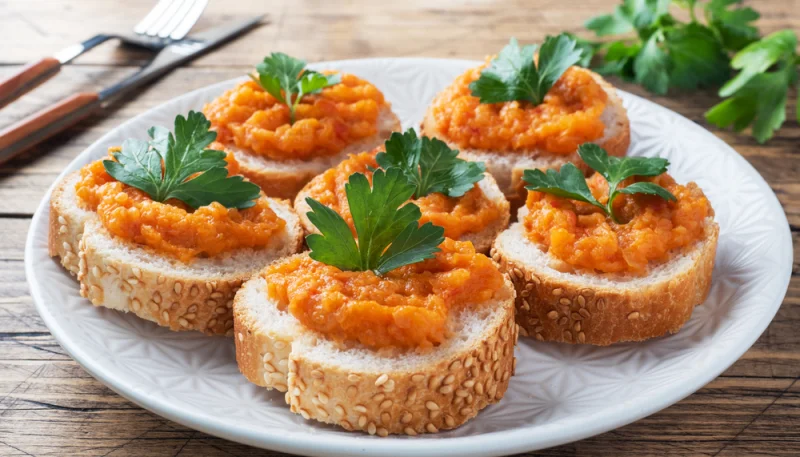 🥕 Tartines de légumes (caviar de carottes)