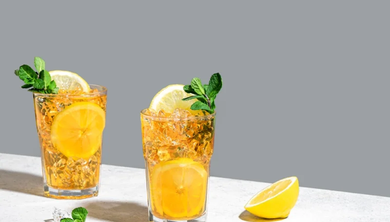 🍋 Thé glacé au citron et à la menthe