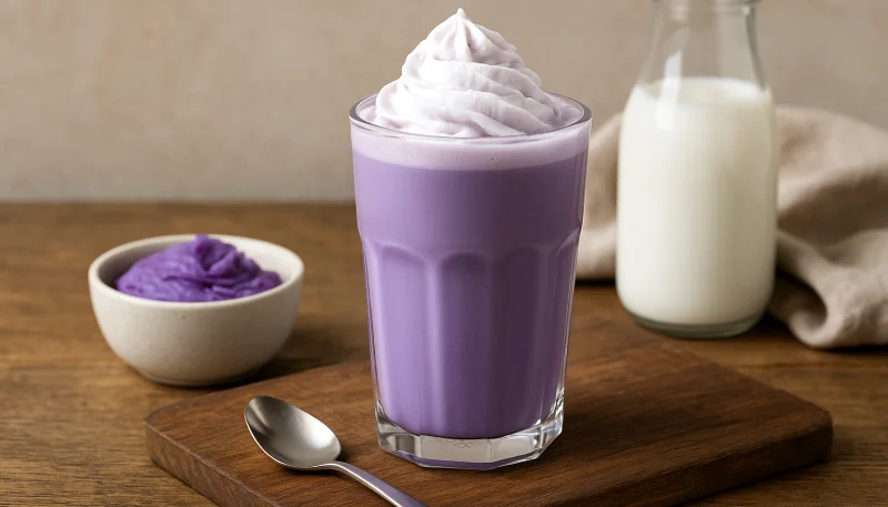 🌸 Ube Latte : la boisson violette douce et tendance