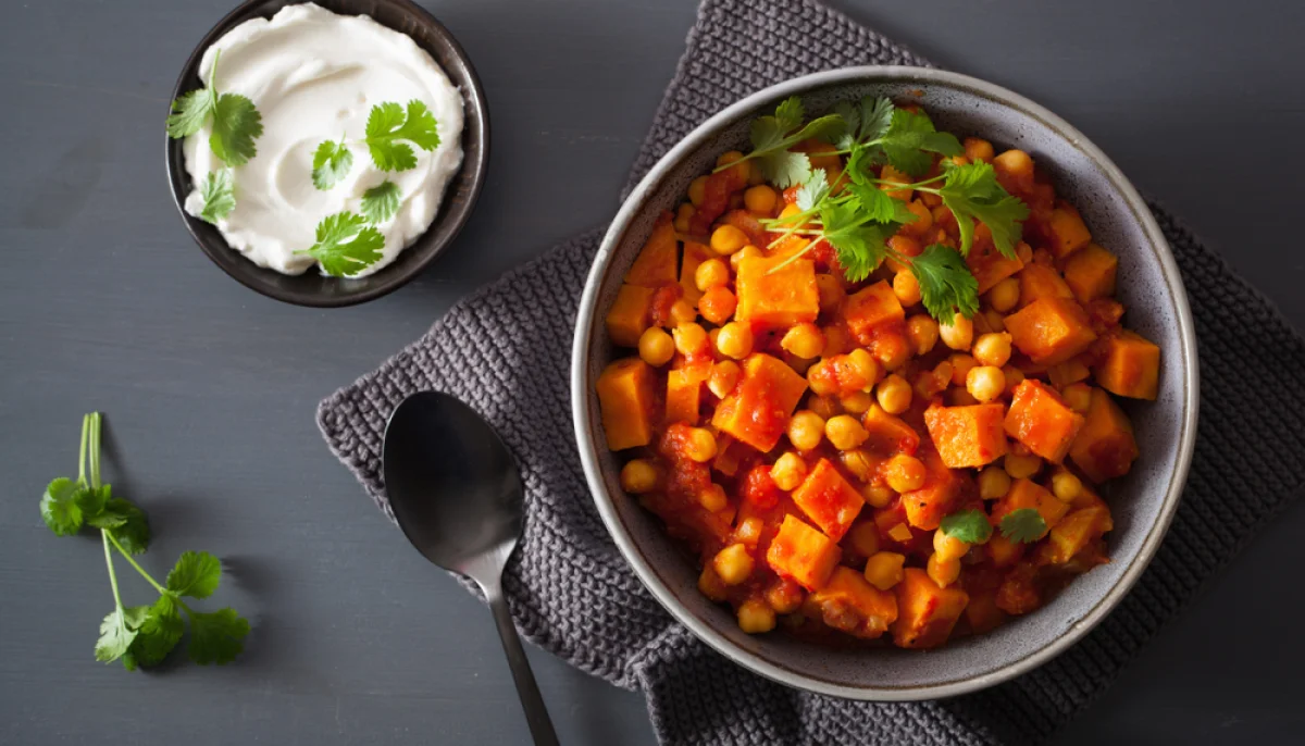 🍛 Curry de patates douces et de pois chiches