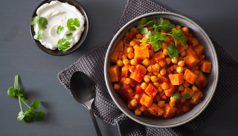 🍛 Curry de patates douces et de pois chiches