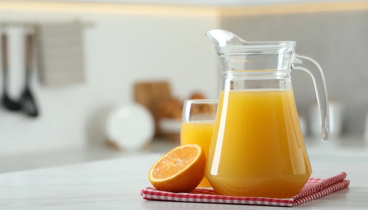 🍊 Jus d’orange savoureux en cruche