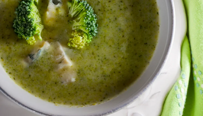 🥦 Velouté de brocoli et bleu d’Auvergne