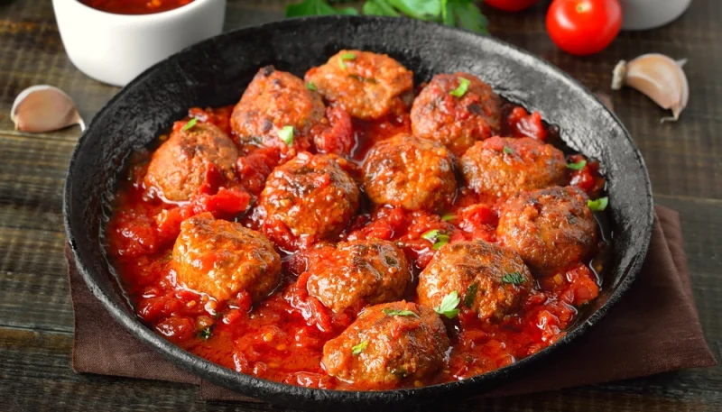 🍝Boulettes de bœuf sauce tomate maison