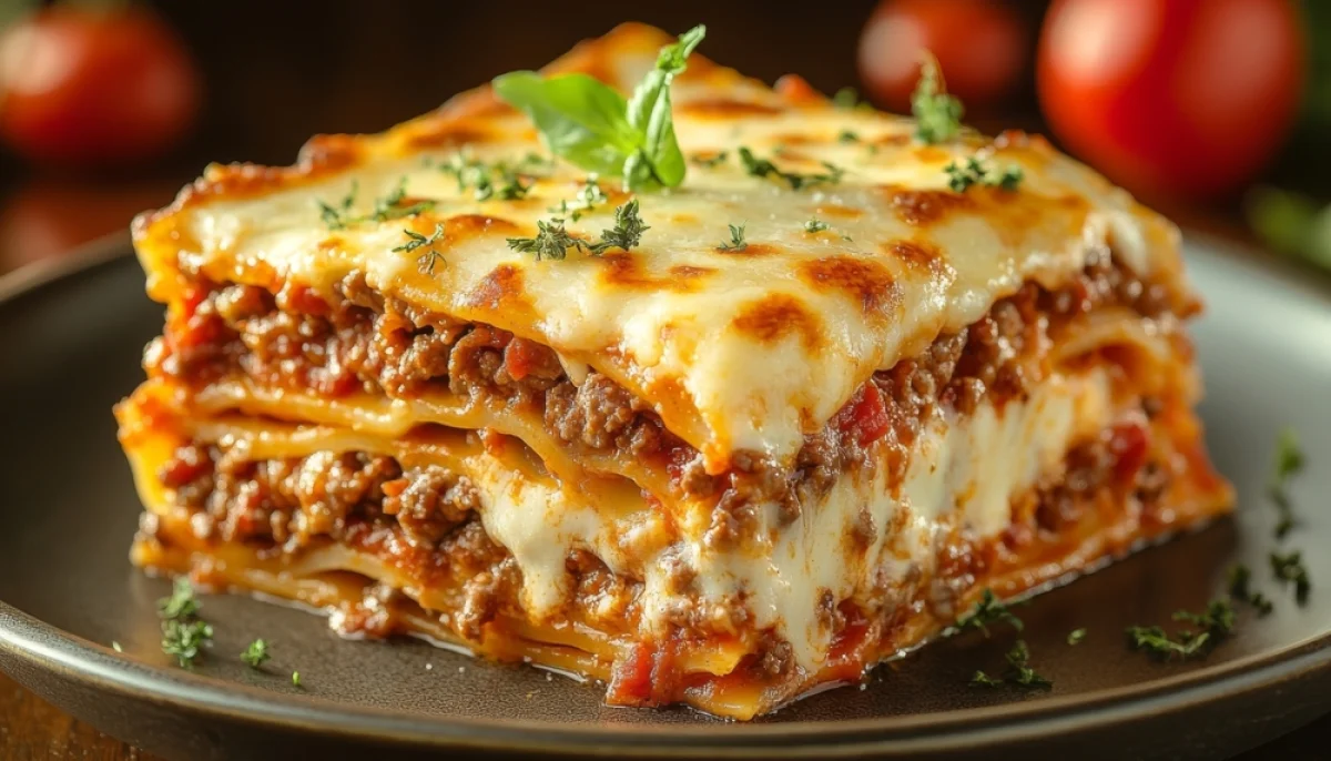 🍝 Délicieuses lasagnes maison