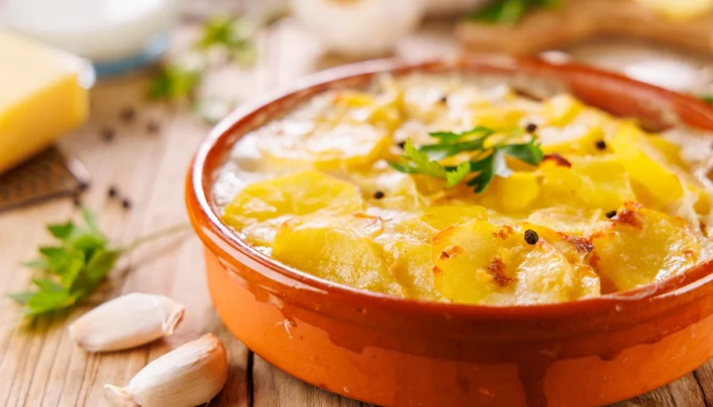 Gratin dauphinois allégé (sans crème)