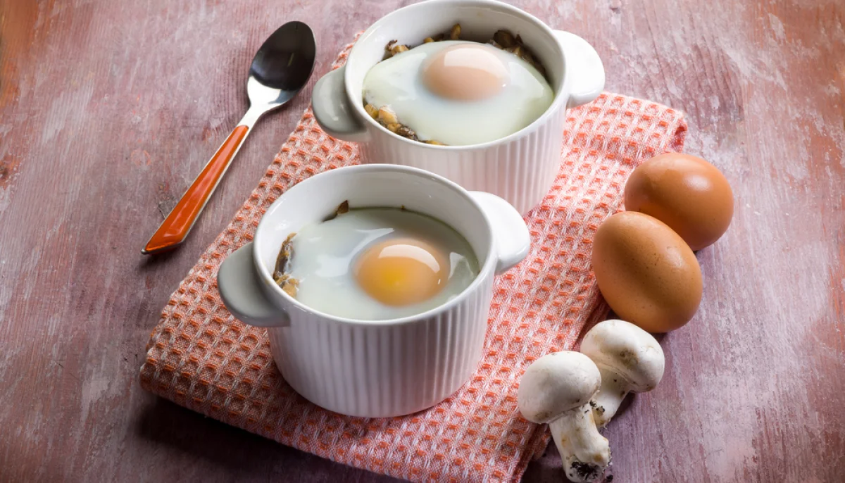 🍳 Œufs cocotte aux champignons