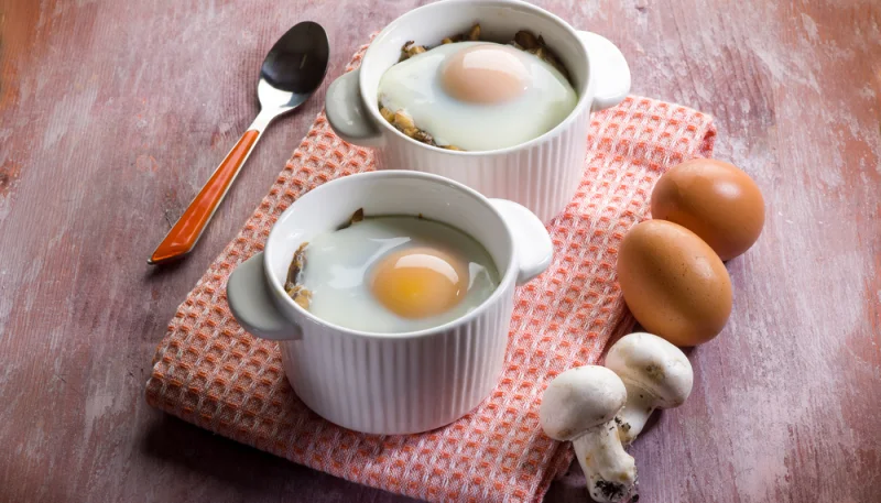 🍳 Œufs cocotte aux champignons