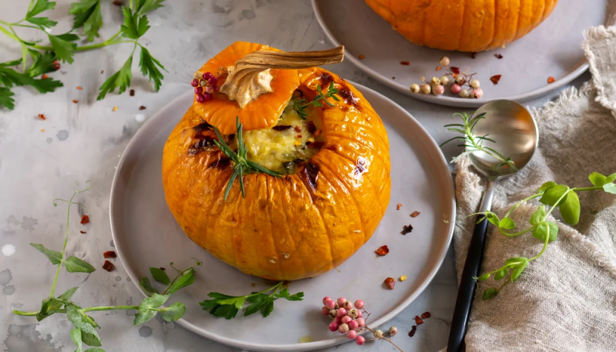 🎃 Potimarron farci au reblochon