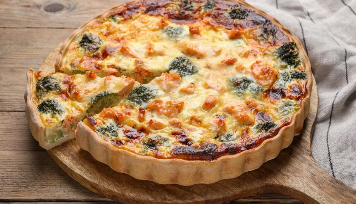 🥧 Quiche saumon et brocoli fondante