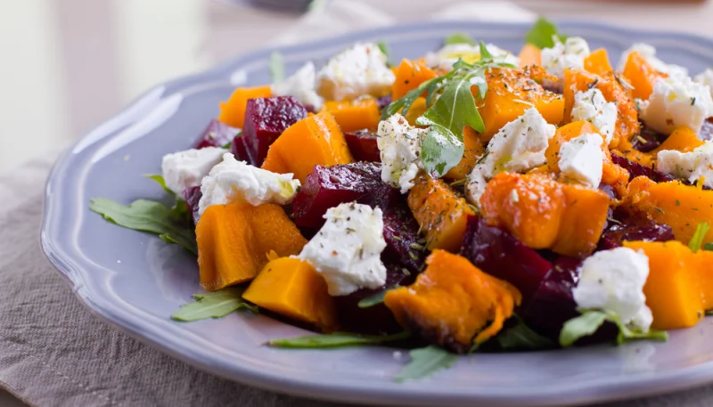 🥗 Salade de betteraves, butternut et chèvre