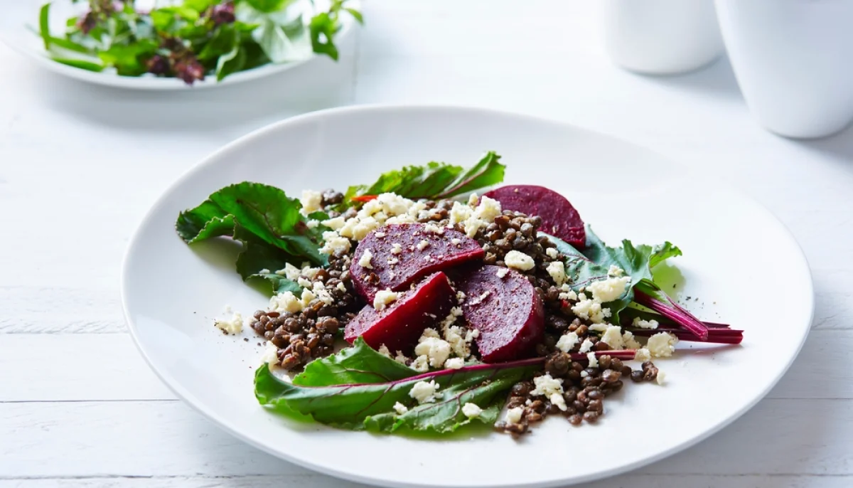🥗 Salade de lentilles, betteraves et feta