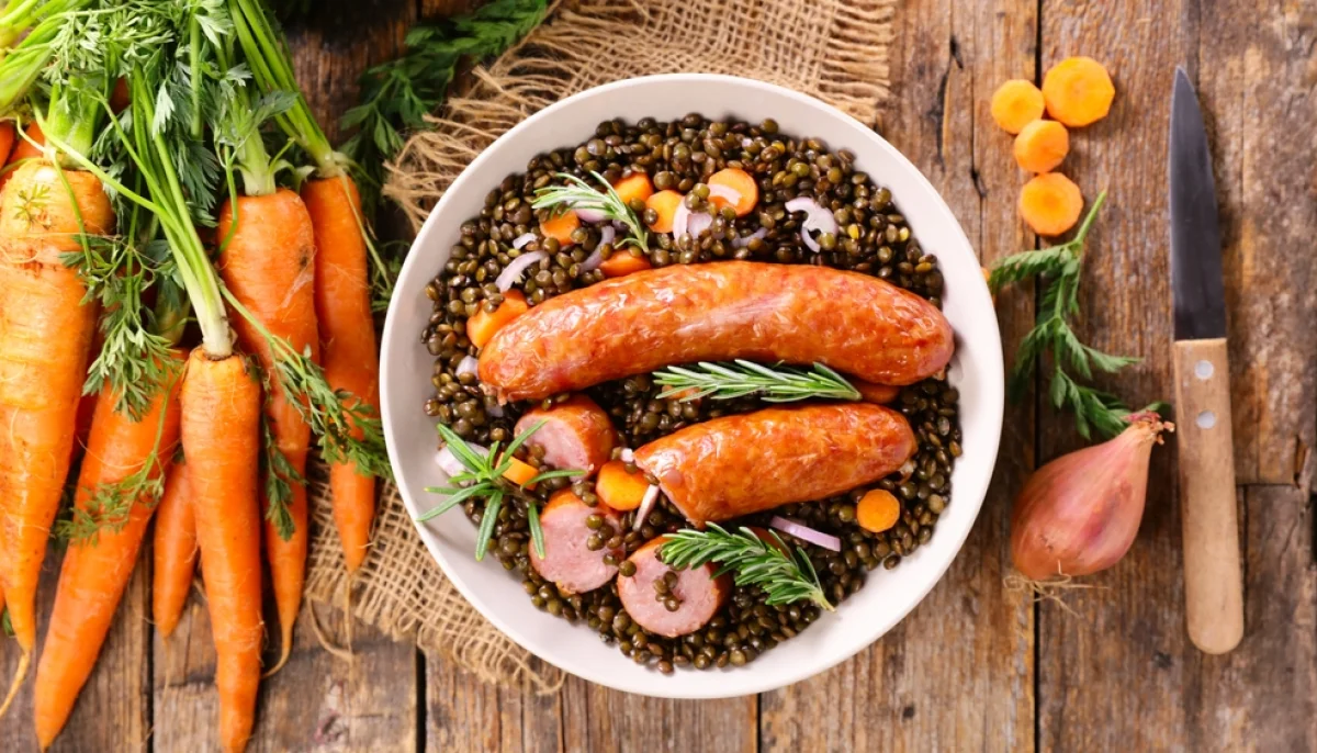 🥘 Saucisses aux lentilles façon grand-mère