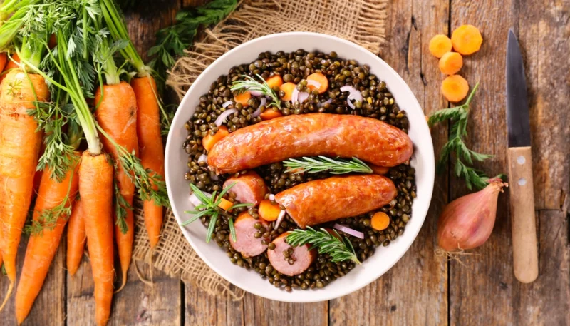 🥘 Saucisses aux lentilles façon grand-mère