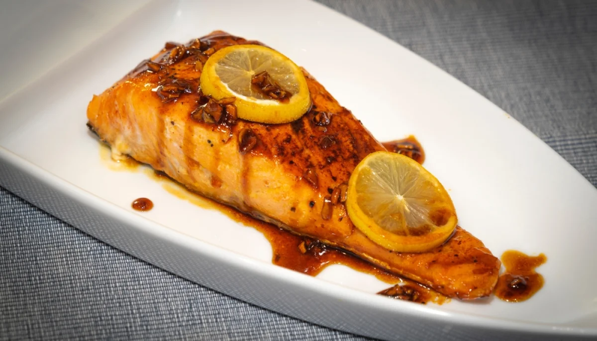 🐟 Saumon grillé au miel et soja