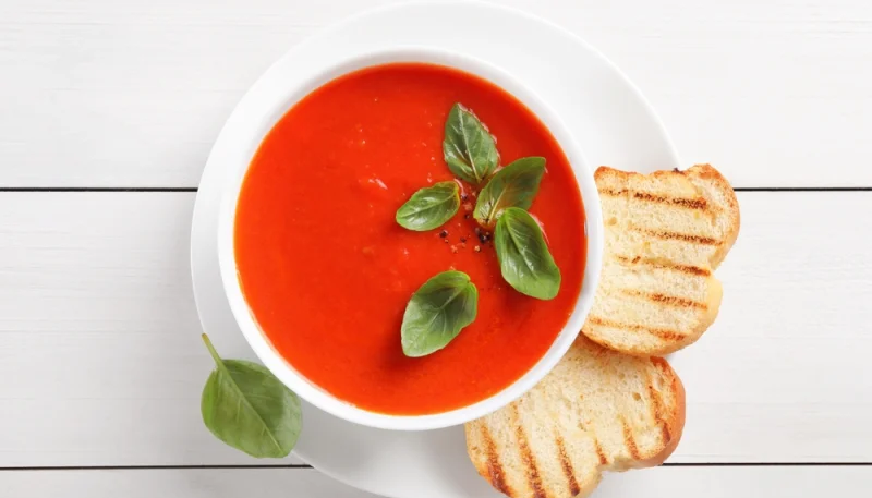 🍅 Soupe de tomates maison au basilic