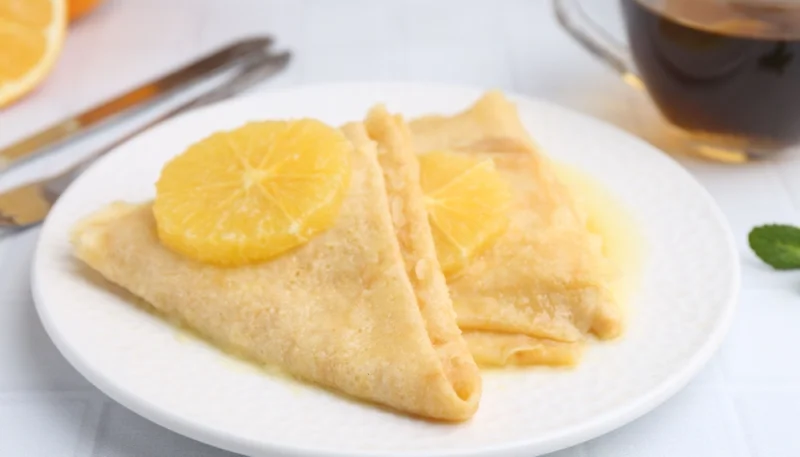 🍊 Crêpes à l’orange fondantes
