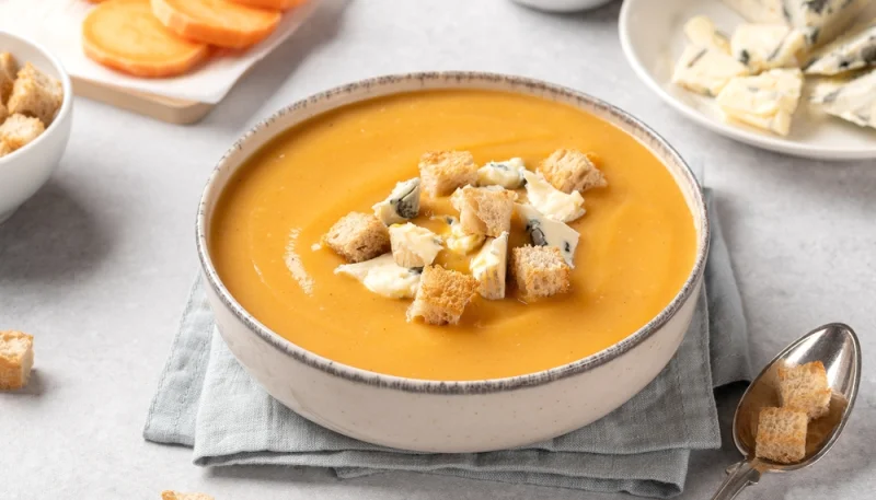 🥣 Soupe de carottes et patate douce au gingembre