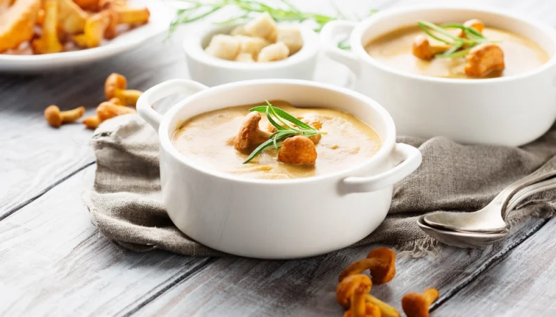 🍄 Soupe à la crème de champignons maison