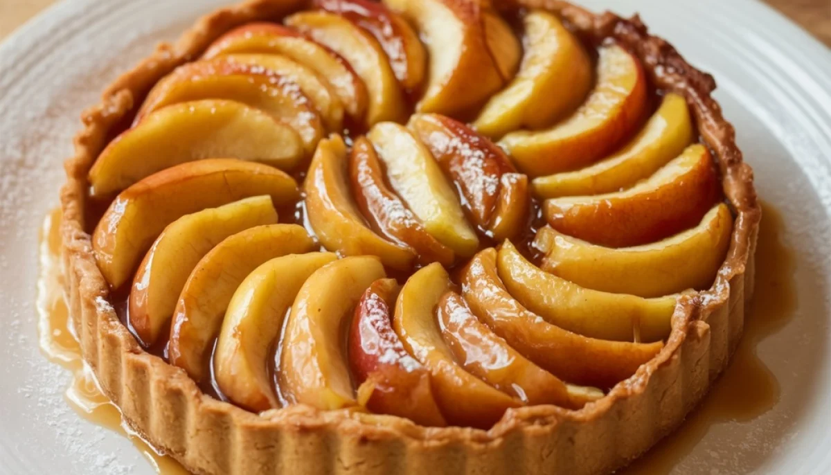 🍏 Tarte aux pommes caramélisée