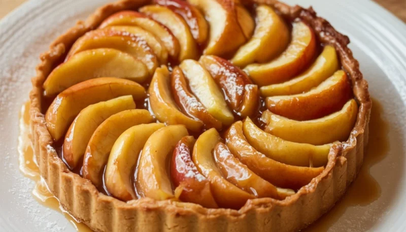 🍏 Tarte aux pommes caramélisée