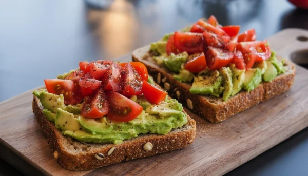 🥑 Tartines à l’avocat et tomates cerises