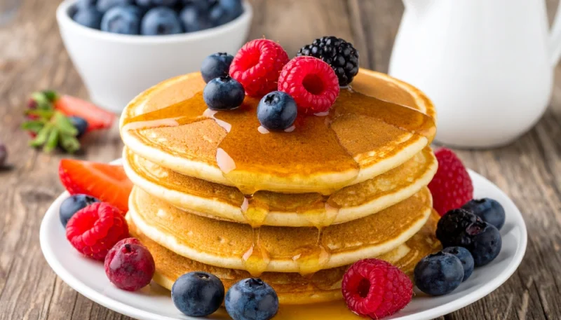 🥞 Pancakes fluffy au sirop d’érable