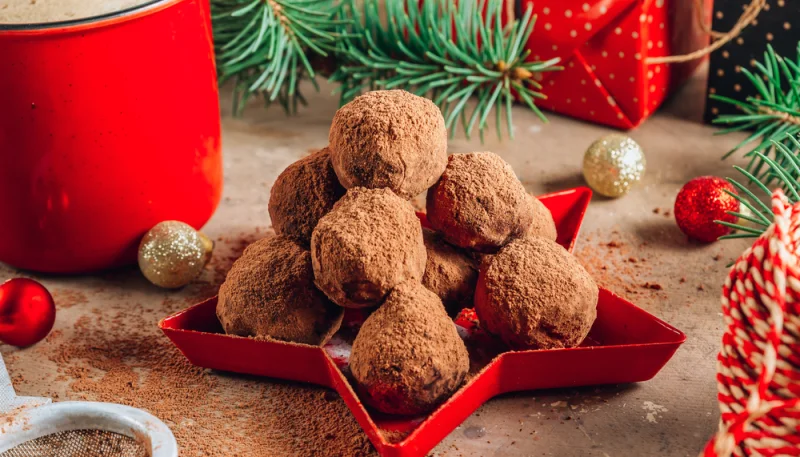 🎄 Truffes au chocolat de Noël
