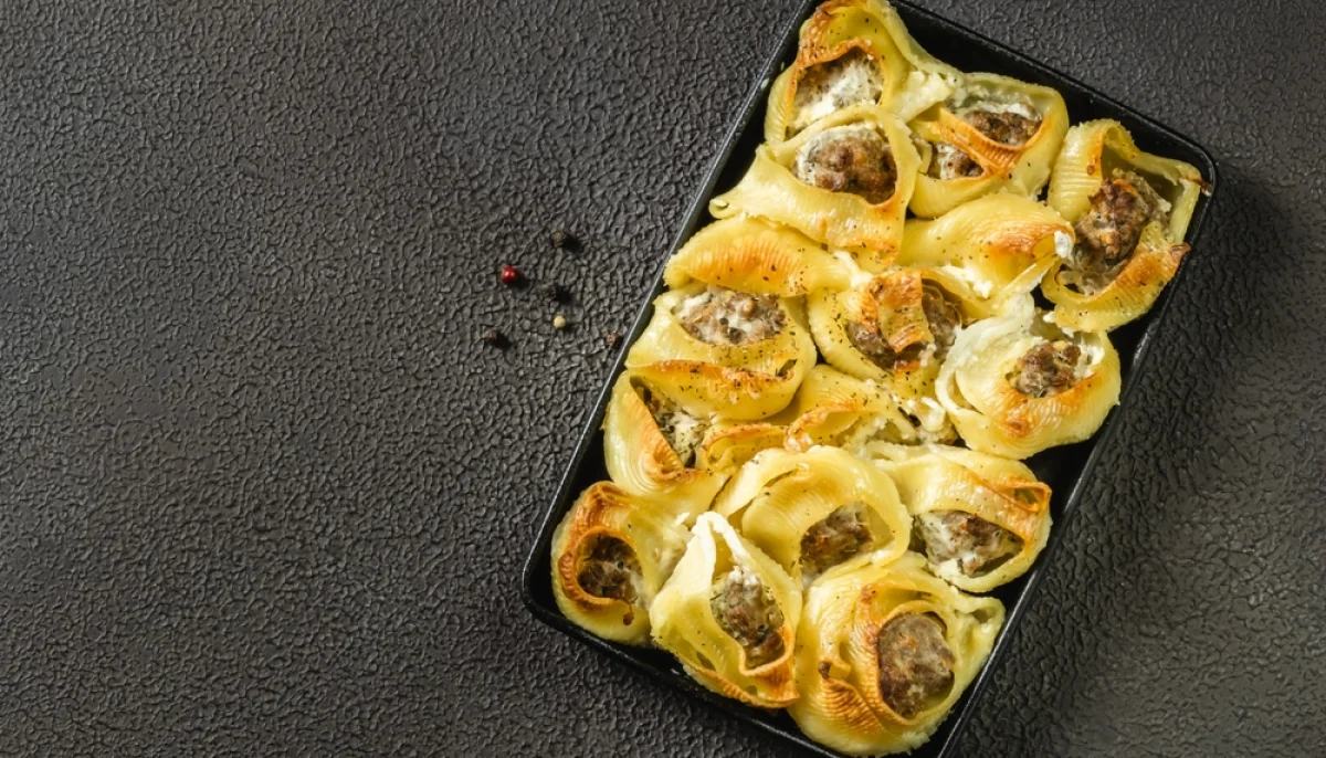 🍝 Conchiglioni farcis à la viande et gratinés