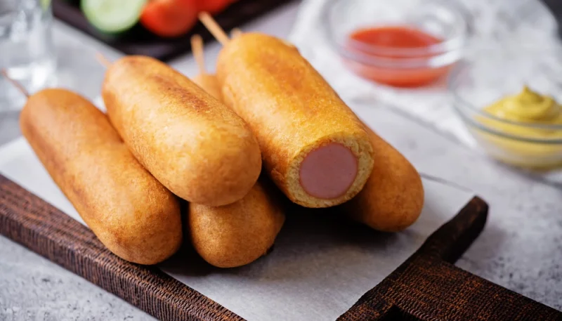🌭 Corn Dogs maison ultra moelleux