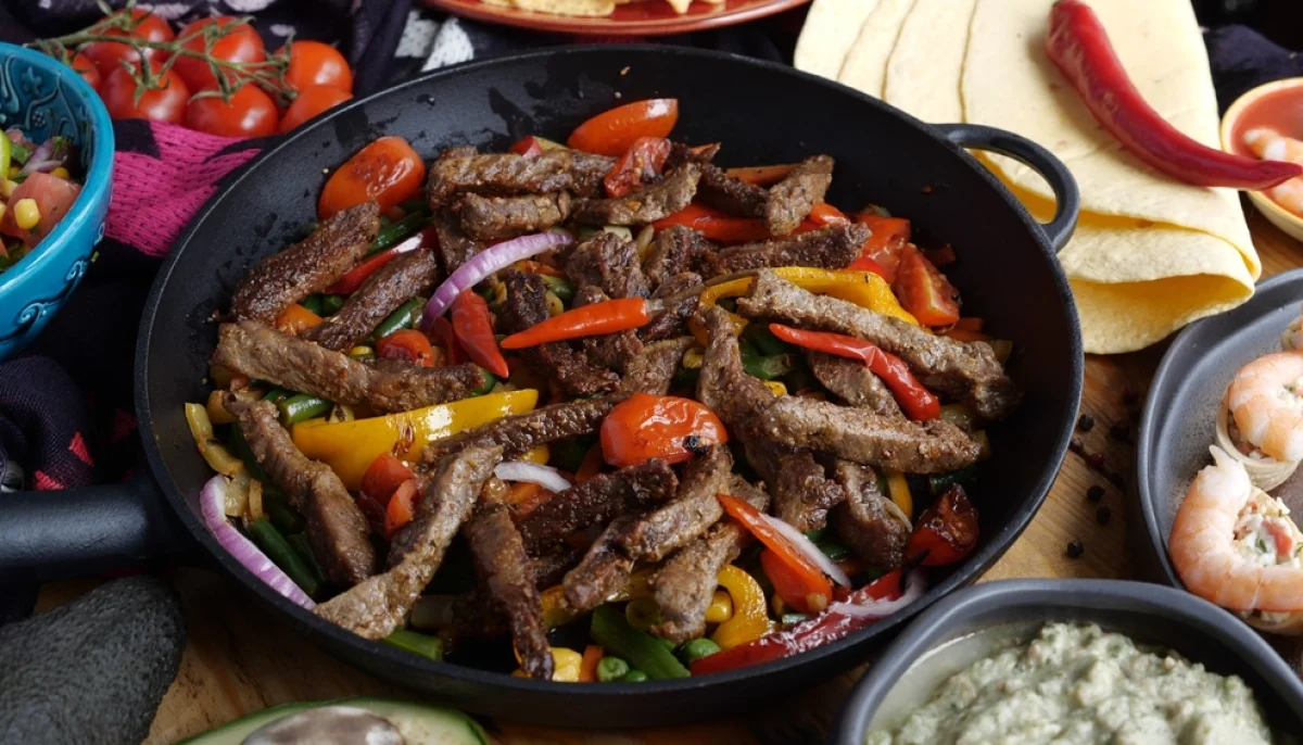 🌮 Fajitas de bœuf aux poivrons