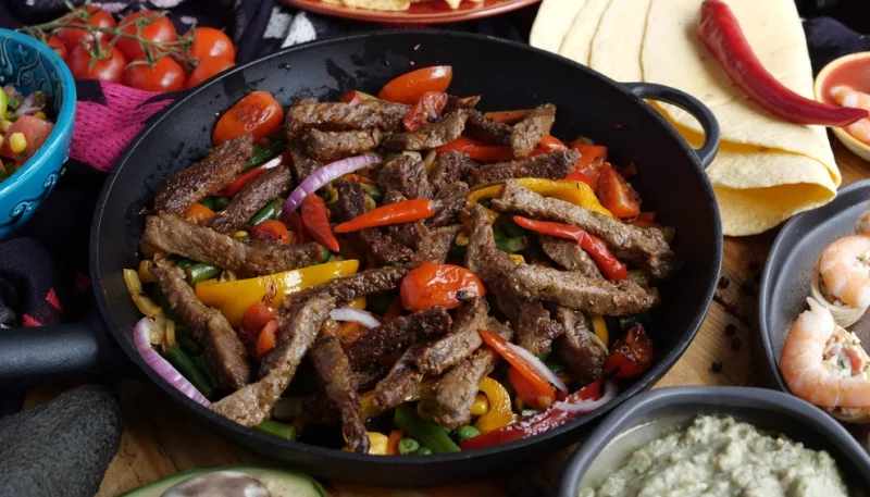 🌮 Fajitas de bœuf aux poivrons