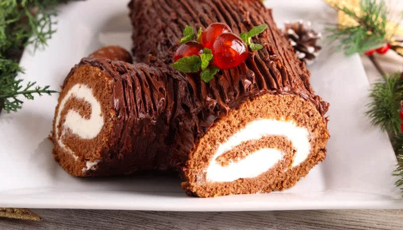 🎄 Bûche de Noël au chocolat