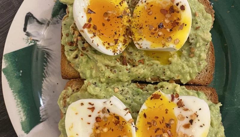 🥑Toast avocat œuf mollet