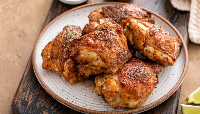 🍗 Cuisses de poulet rôties croustillantes au four