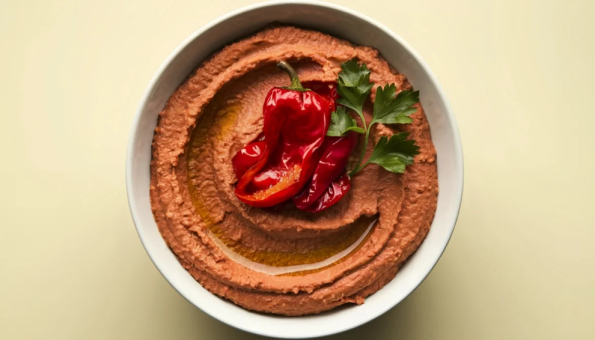 🔥 Houmous de poivrons rouges rôtis