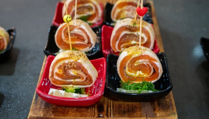 🍣 Roulés apéritifs saumon & fromage frais