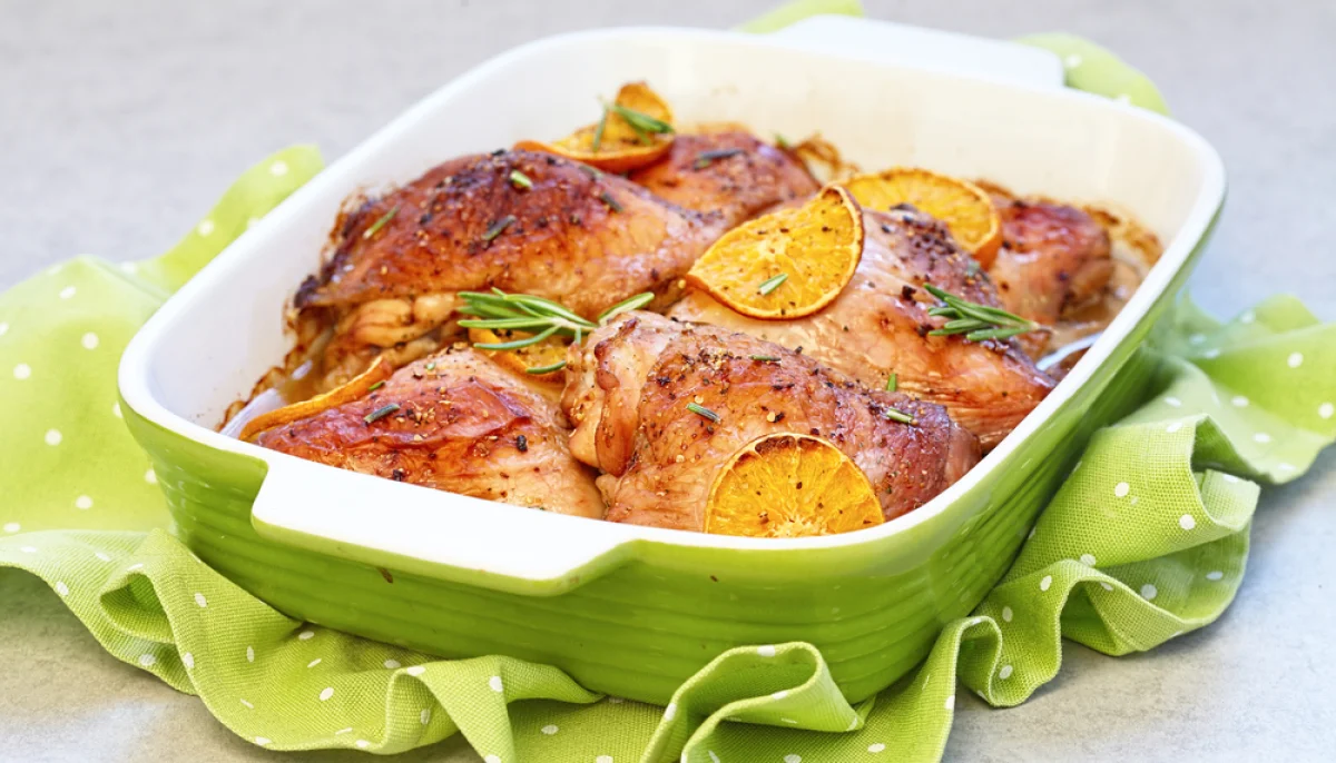 🍗Poulet rôti aux clémentines et au romarin