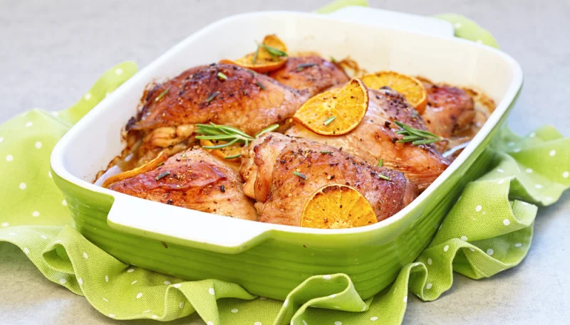 🍗Poulet rôti aux clémentines et au romarin