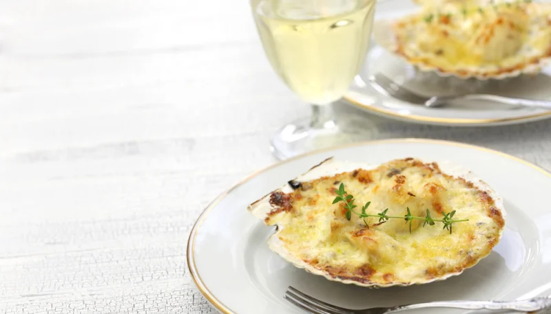 🦪 Coquilles Saint-Jacques gratinées à la française