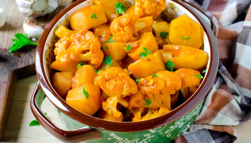 🌶️ Curry de chou-fleur et pommes de terre