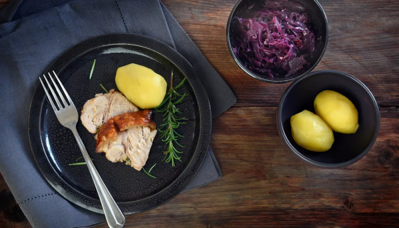 🍖 Rôti de porc, pommes de terre