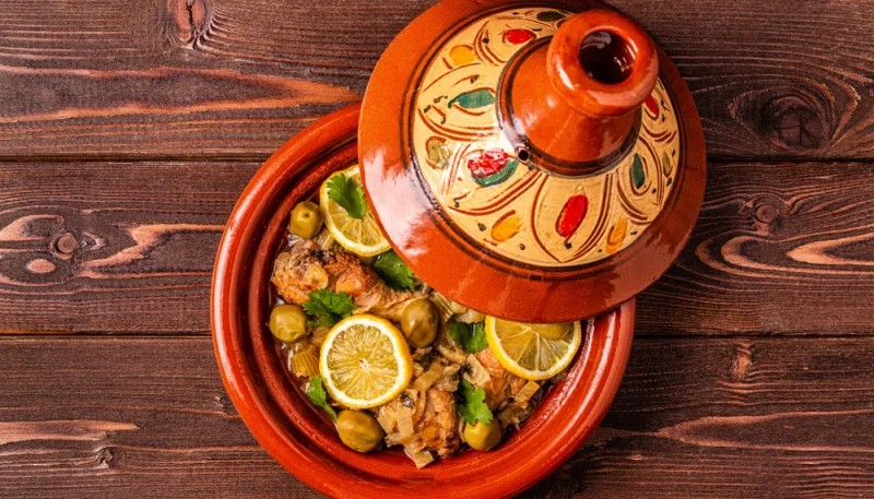 🍋 Tajine de poulet aux olives et citron confit