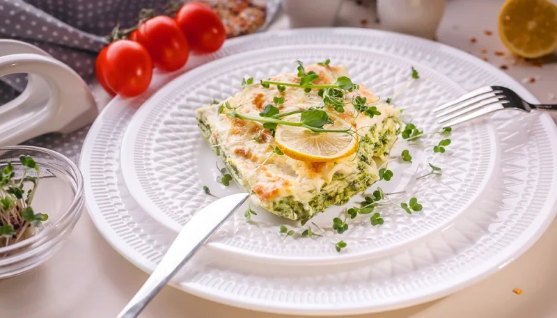 🍋 Gratin de saumon et épinards au citron