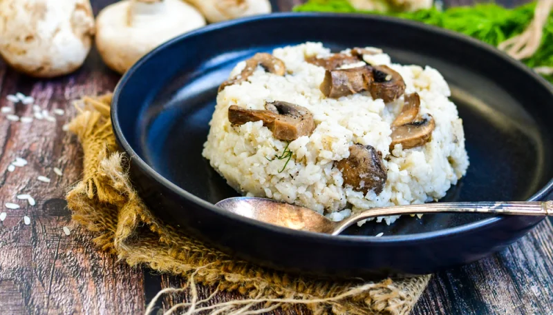 🍄 Risotto crémeux aux champignons facile