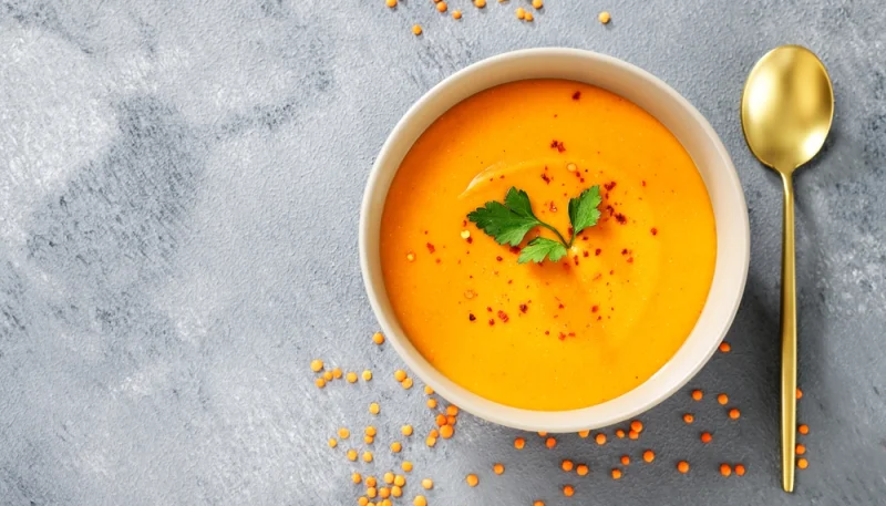 🥣 Velouté de lentilles corail onctueux