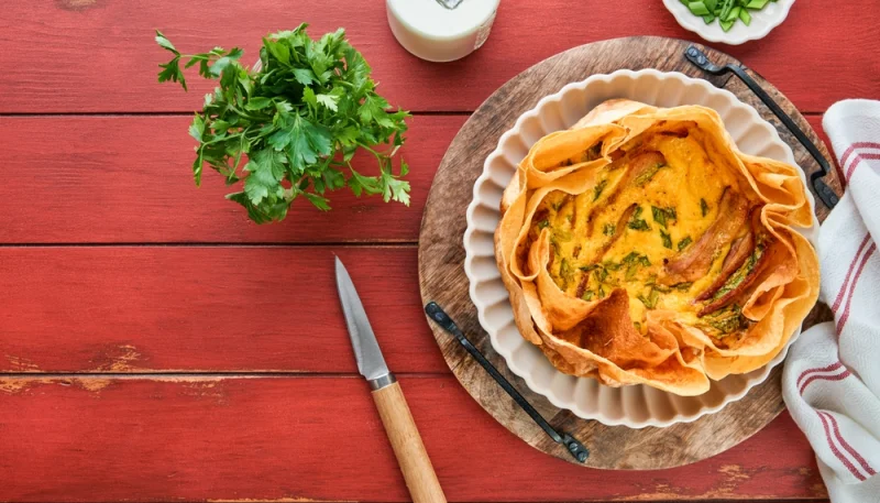 🥧 Tarte croustillante aux herbes et fromage