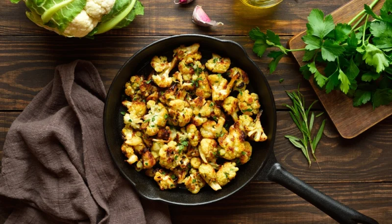 🥦 Chou-fleur poêlé aux herbes