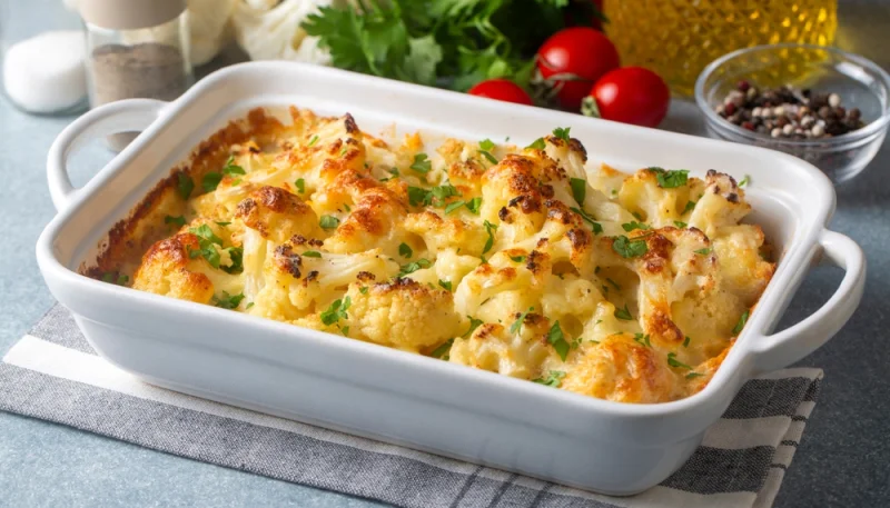 🥦🧀 Gratin de chou-fleur fondant au fromage maison