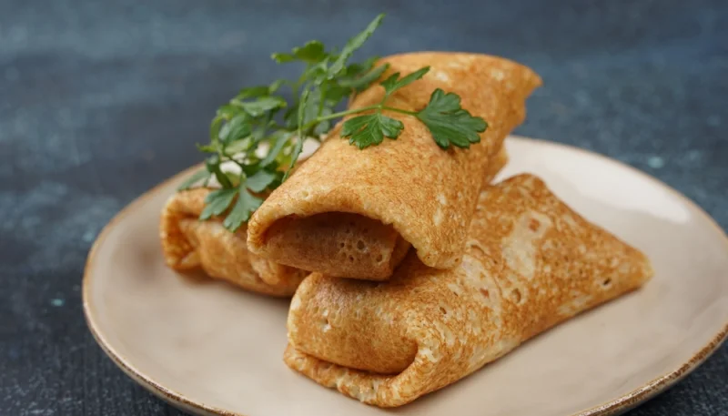 🥞 Crêpes salées roulées au fromage